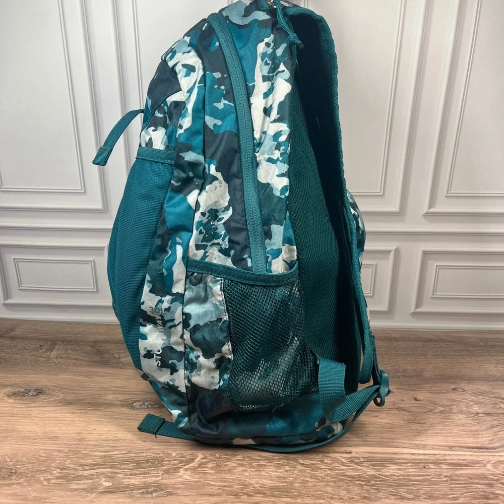 Eddie Bauer Stowaway 30L Backpack Teal Blue Camo Packable Lightweight